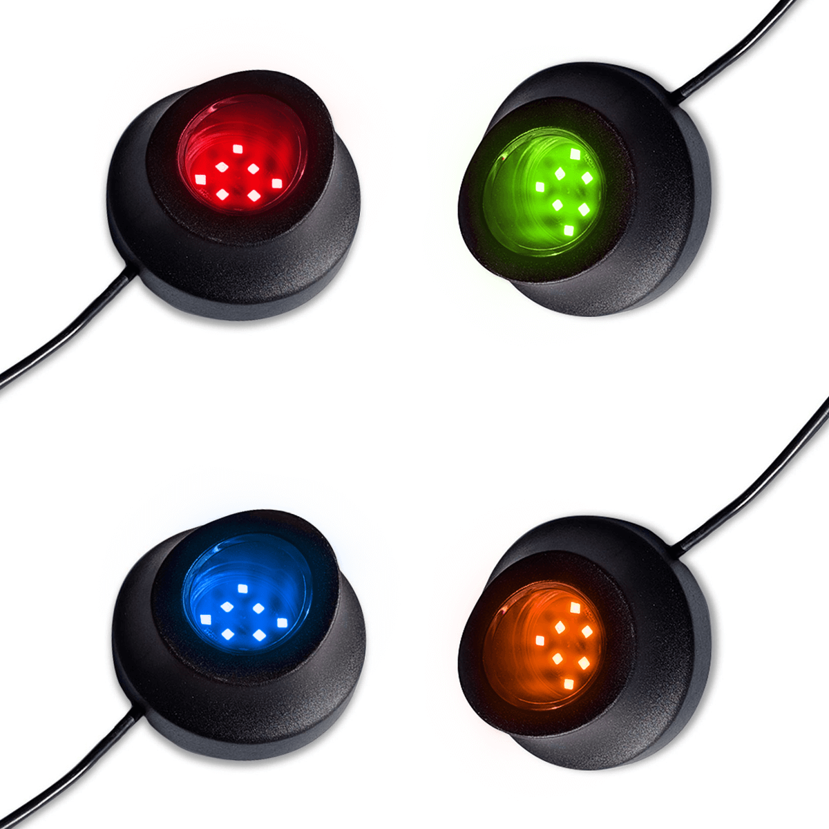 Well Colored LED Landscape Light with Spike