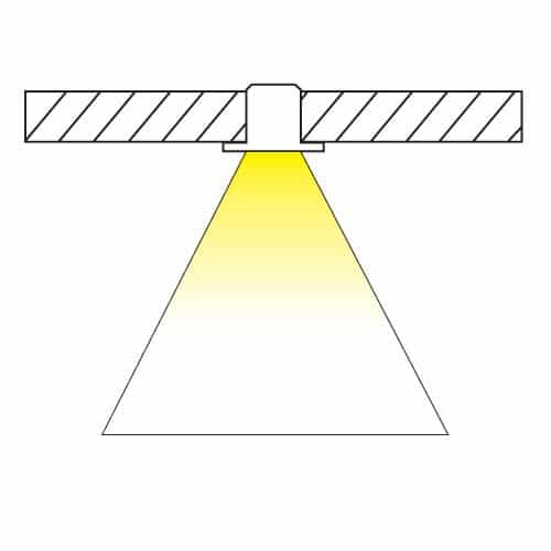 Colored LED Recessed Down Lights