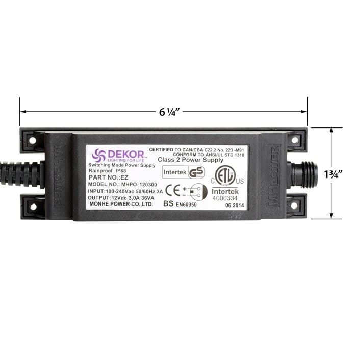 36 Watt Plugin Transformer for LED Lights