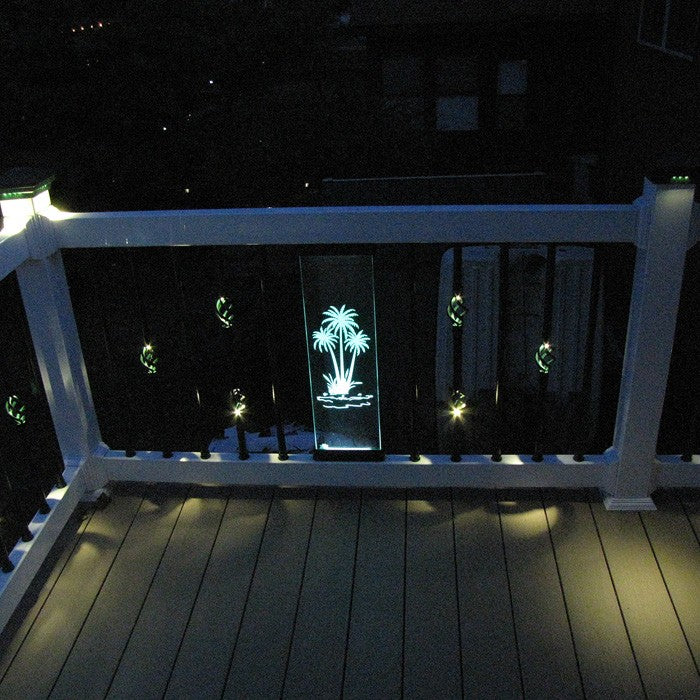 Perfect Panel Etched Glass Balusters