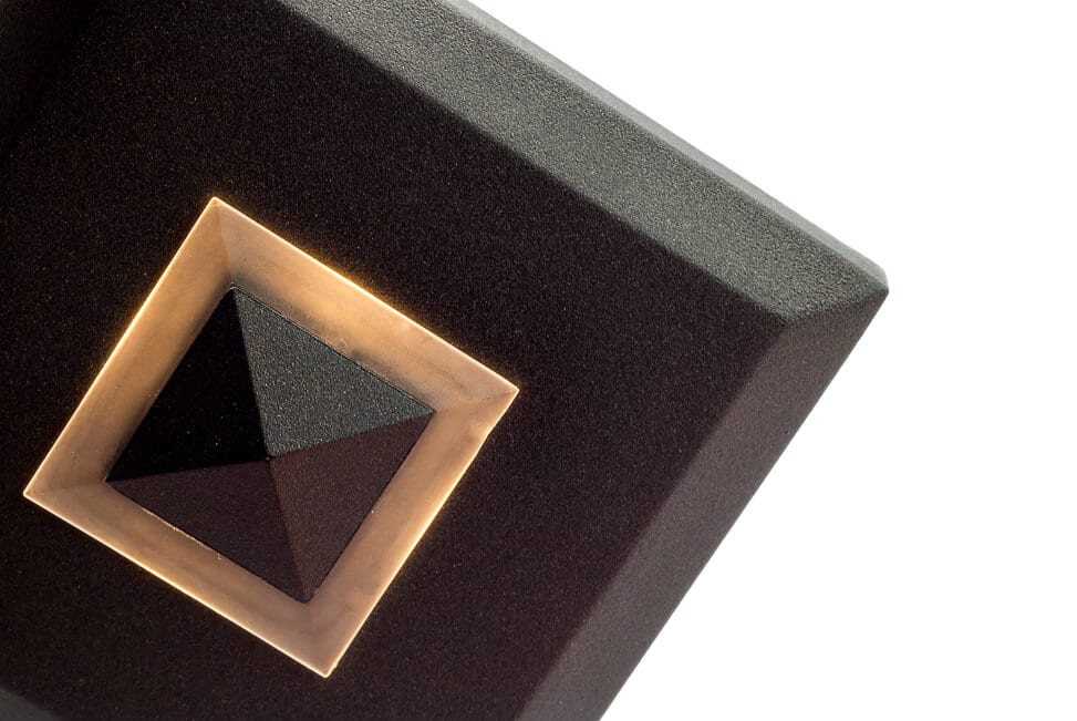 Flat Post Cap with LED Top Light - No Down Lights