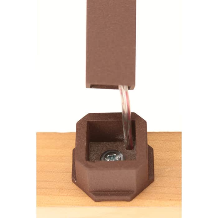 Screw-In Square Baluster End Caps