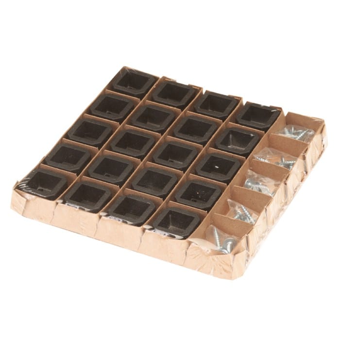 Screw-In Square Baluster End Caps