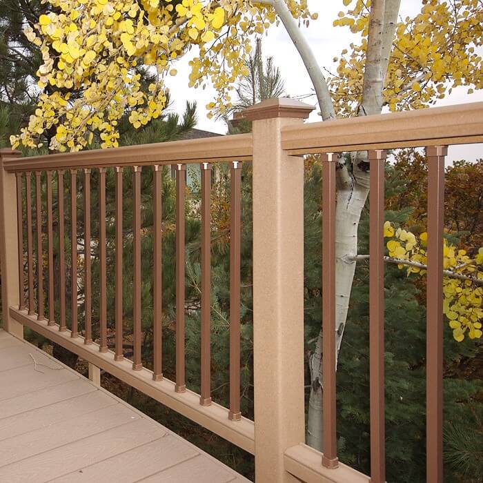 Square Aluminum Deck Balusters