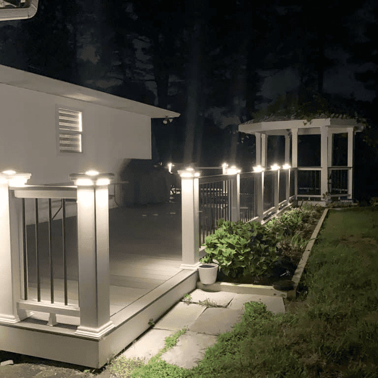 7 Lighting Ideas for Deck Posts and Deck Post Caps