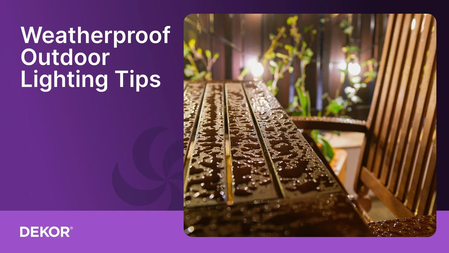 How To Weatherproof Your Outdoor Lighting for Year-Round Durability