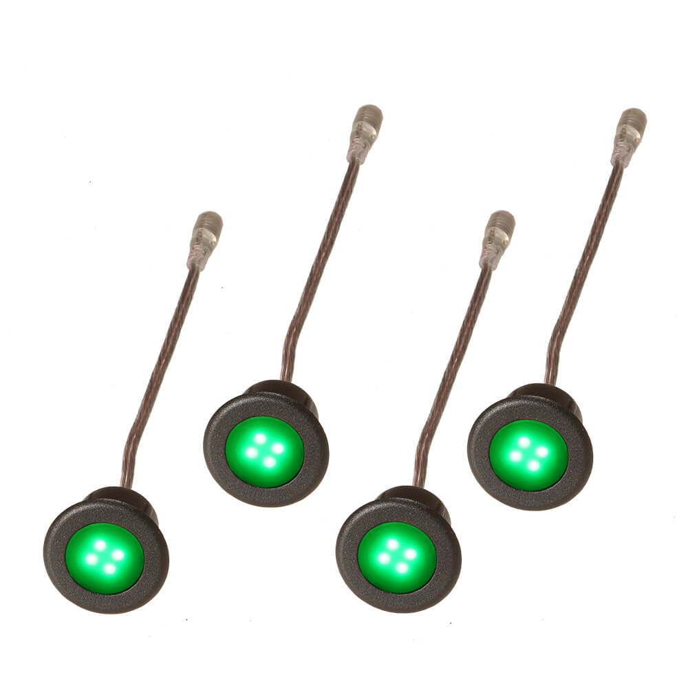Colored LED Recessed Stair Lights