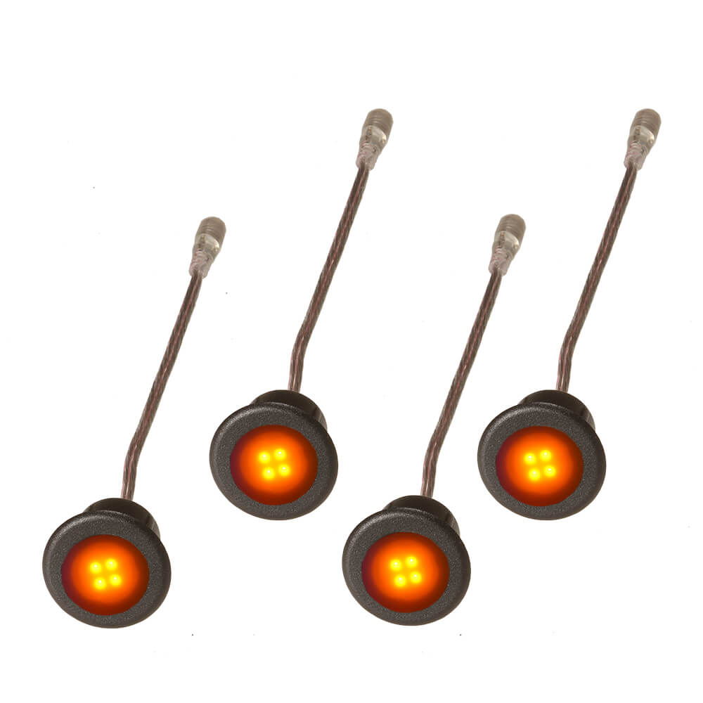 Colored LED Recessed Stair Lights
