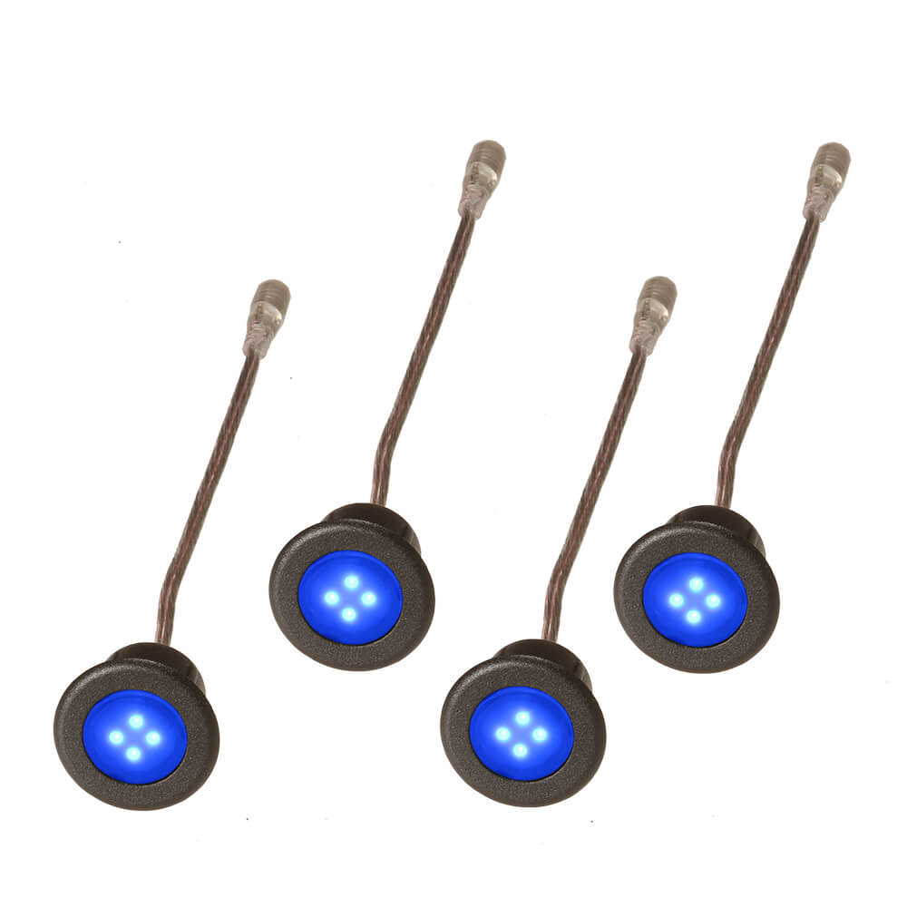 Colored LED Recessed Stair Lights