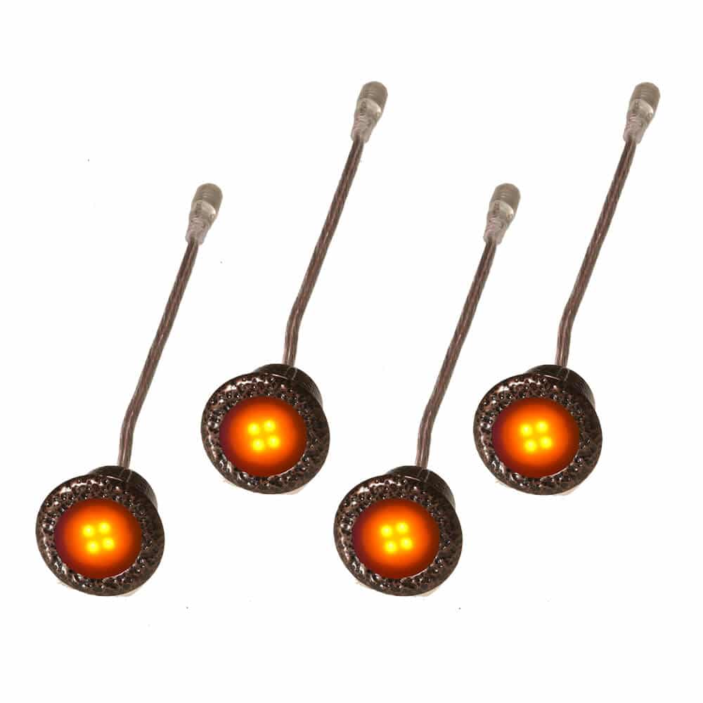 Colored LED Recessed Stair Lights