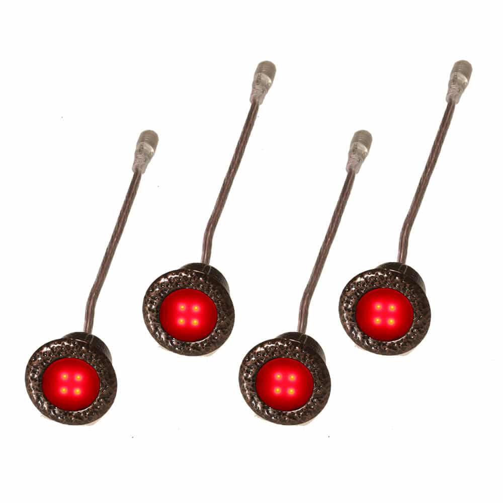 Colored LED Recessed Stair Lights