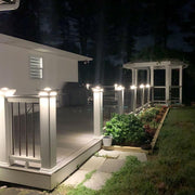 Flat Post Cap with LED Top Light