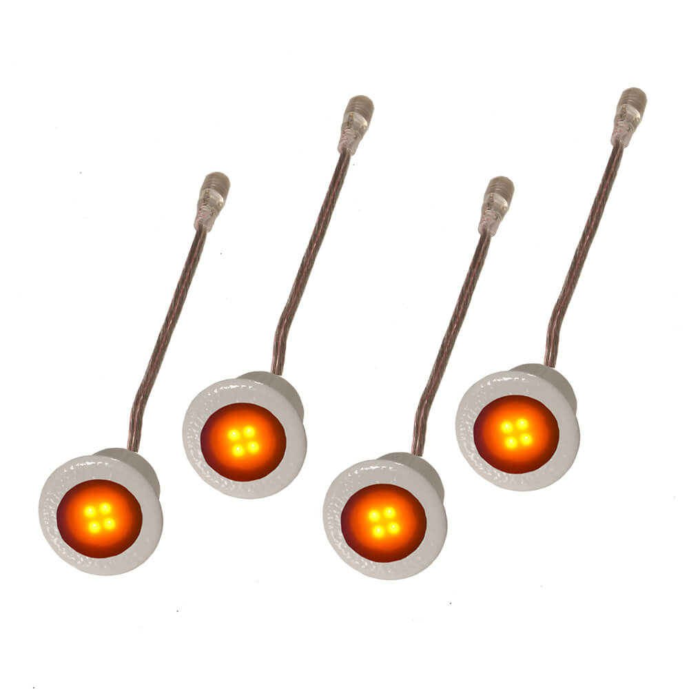 Colored LED Recessed Stair Lights