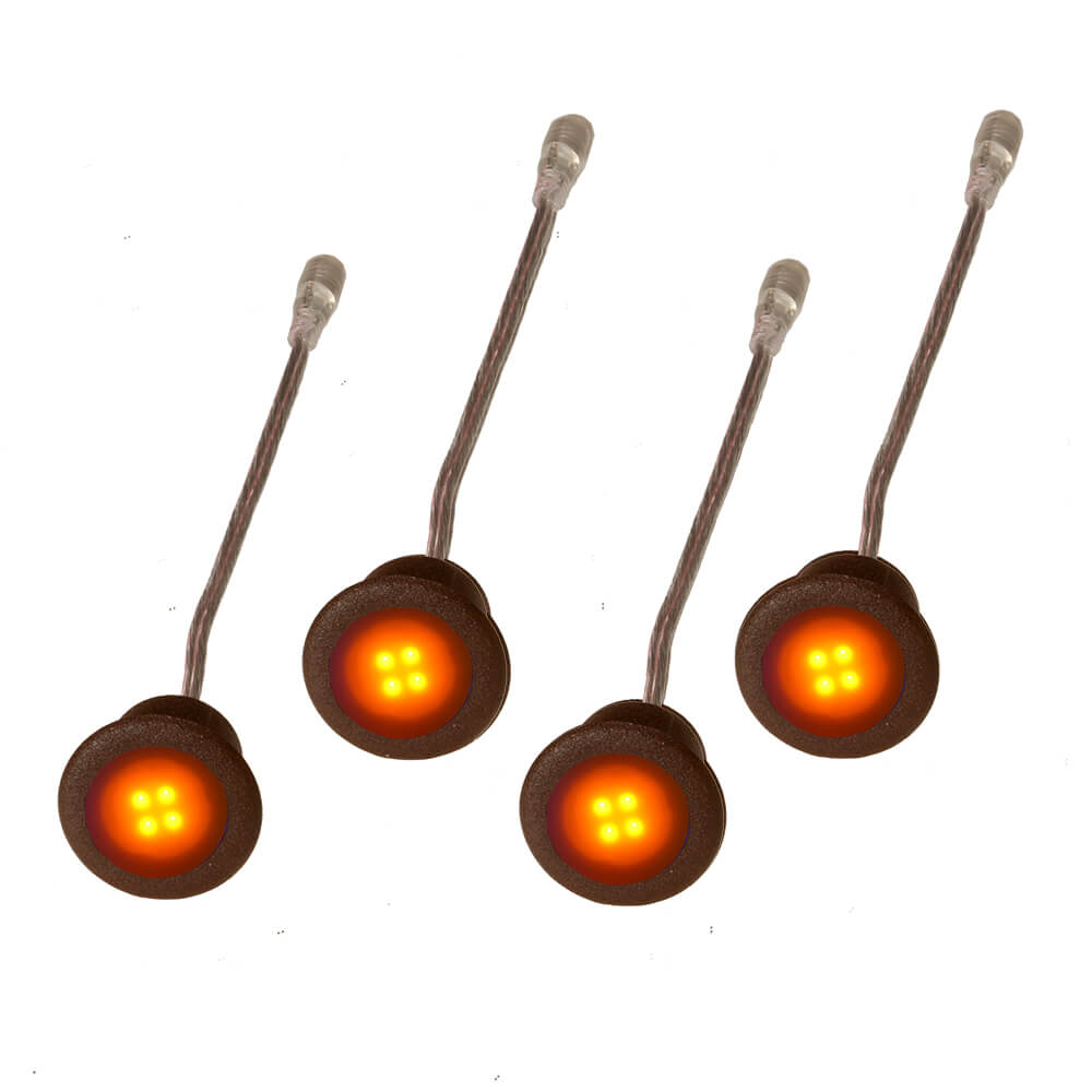 Colored LED Recessed Stair Lights