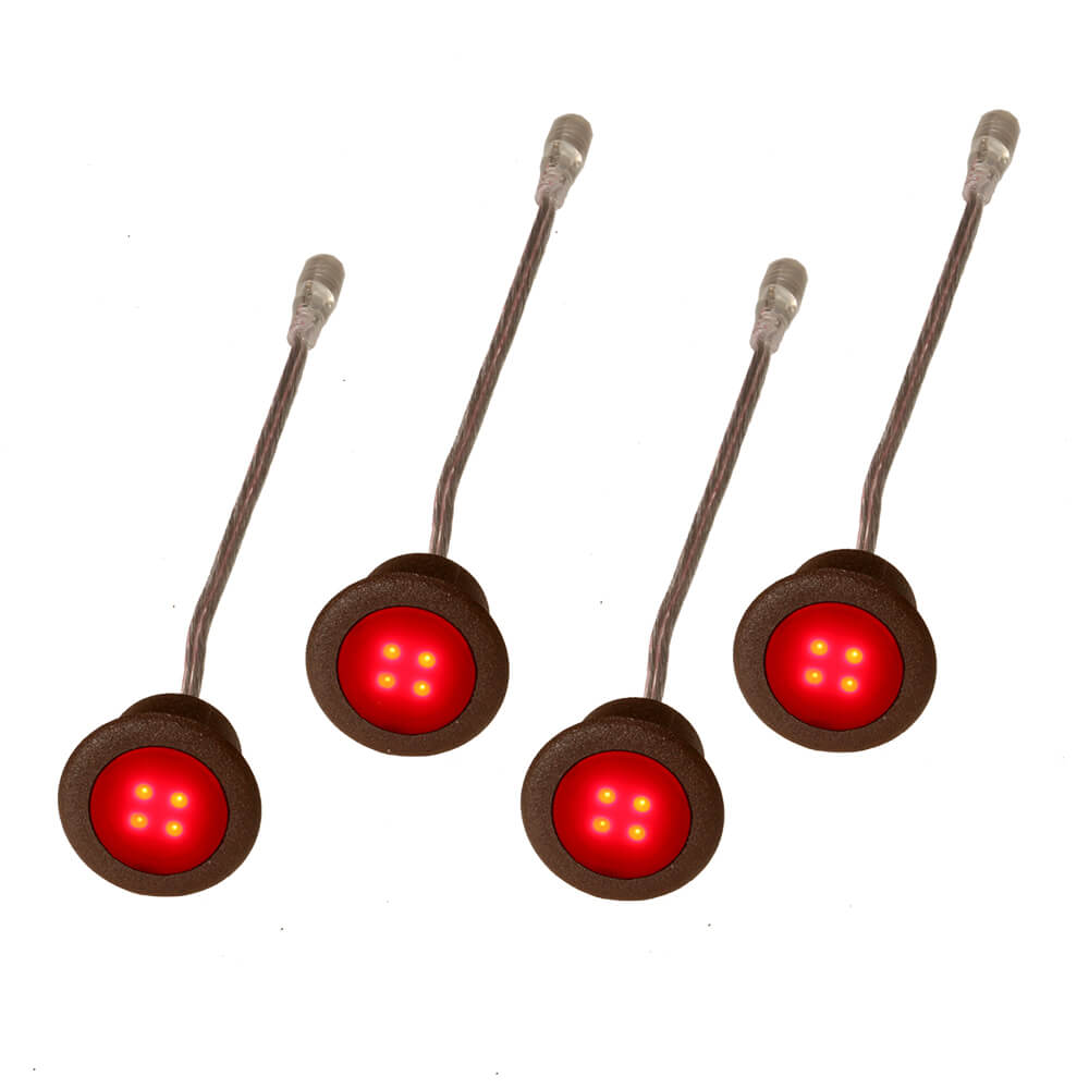 Colored LED Recessed Stair Lights