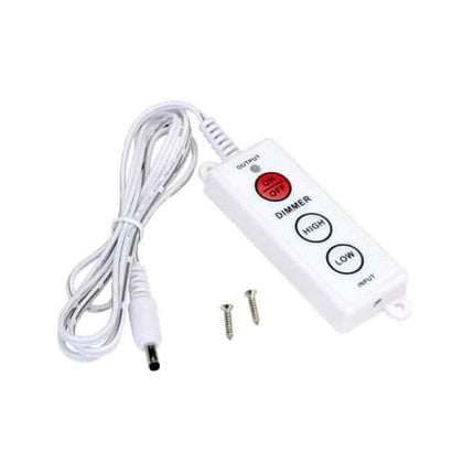 Small Profile 24W Dimmer in White for LED Under Cabinet Lights