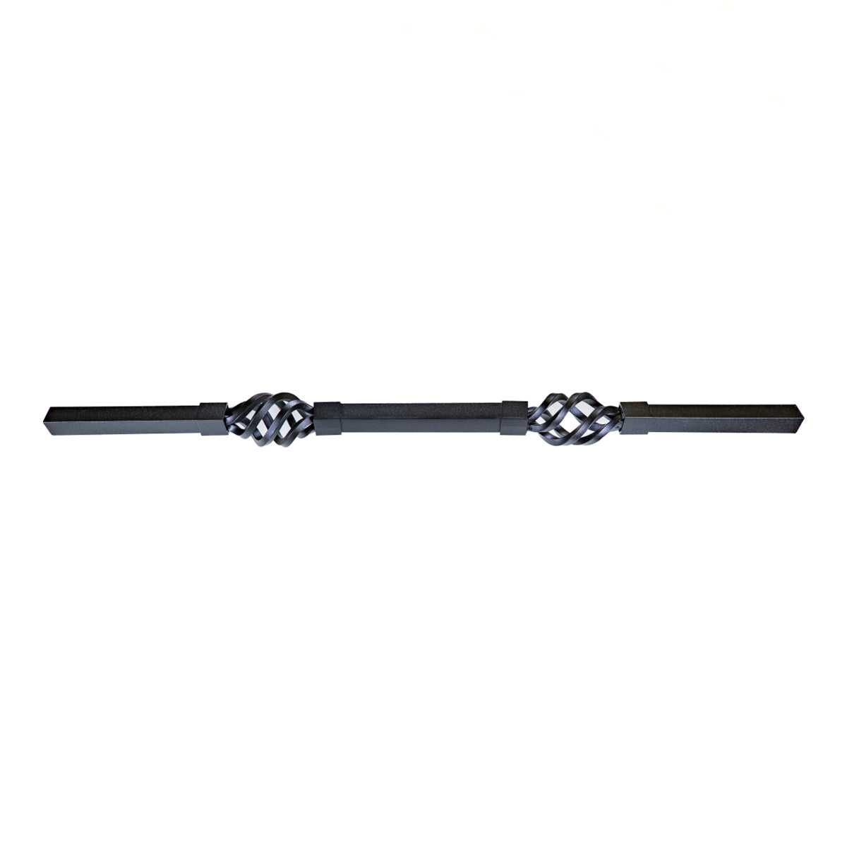 Square Double Basket Baluster with LED Lights