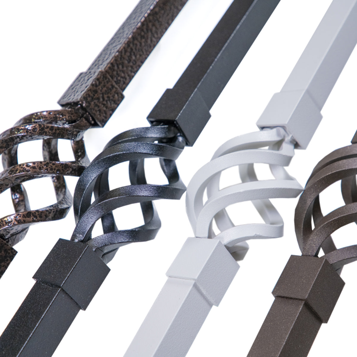 Square Double Basket Baluster with LED Lights | DEKOR® Lighting