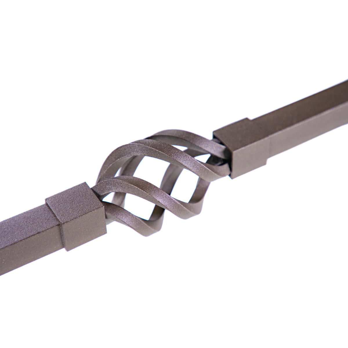 Square Single Basket Baluster with LED Lights