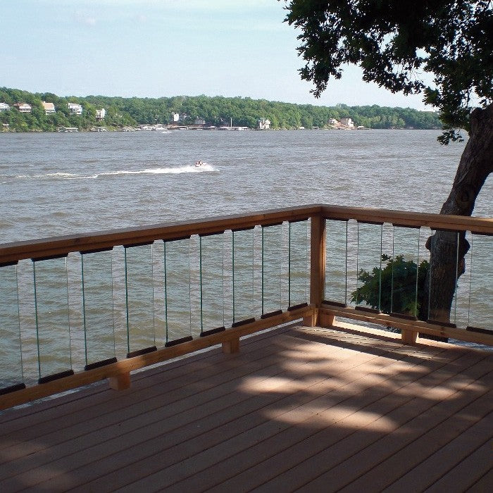 Perfect Panel Custom Etched Glass Baluster