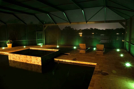 Recessed PAVER RGBW DOT® LED Lights