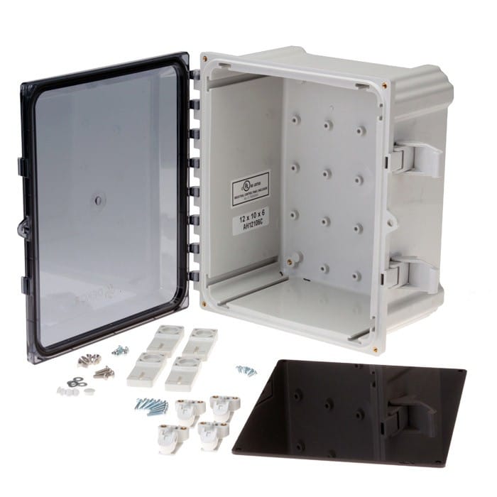 EZ Enclosure With Mounting Plate and Hinges