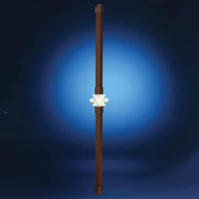 Single Casey Collar Baluster with LED Light