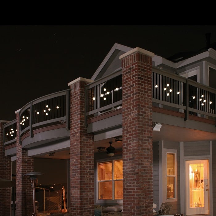 Double Casey Collar Baluster with LED Lights