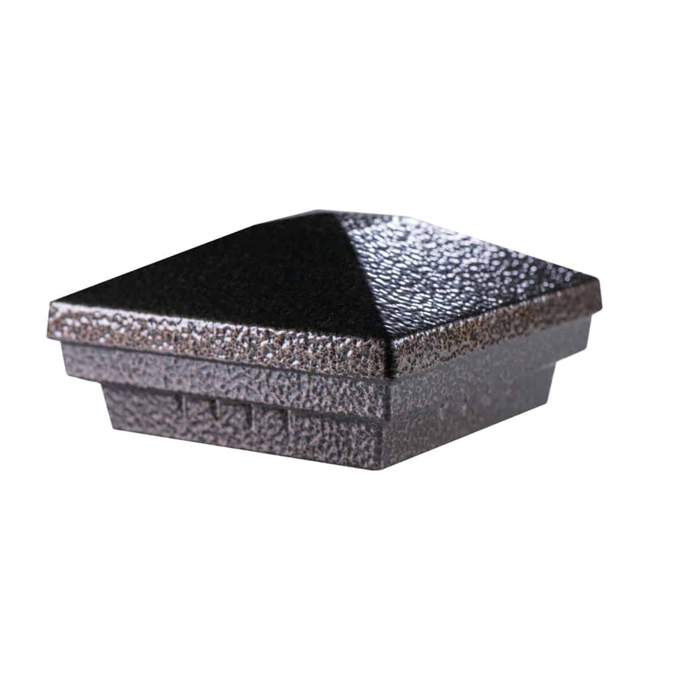 Topa Cap Pyramid Pyramid Post Cap with LED Lights | DEKOR® Lighting