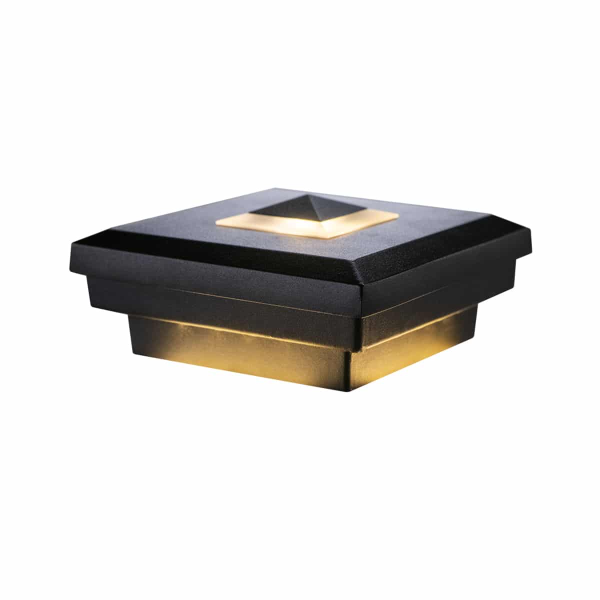Flat Post Cap with LED Top Light