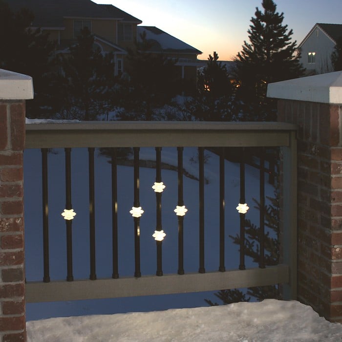 Double Casey Collar Baluster with LED Lights