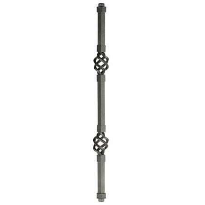 Square Double Basket Baluster