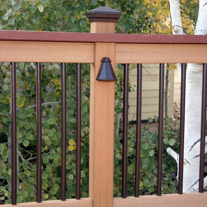 Tear Drop Style Post Lamp