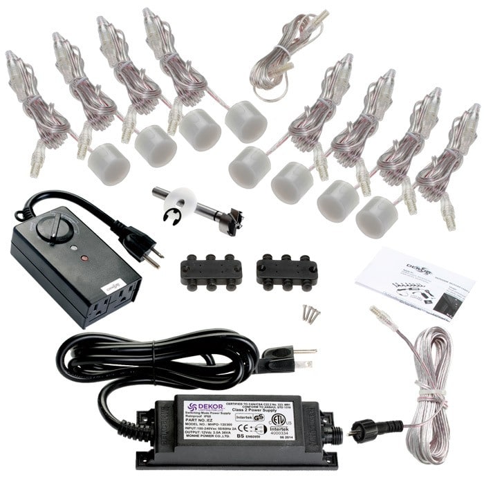 Indoor Recessed Deck Dot Led Light Kit Dekor Lighting Interior Led Lighting