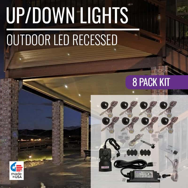 Outdoor Led Recessed Up Down Light Kit Dekor Lighting Recessed Lights