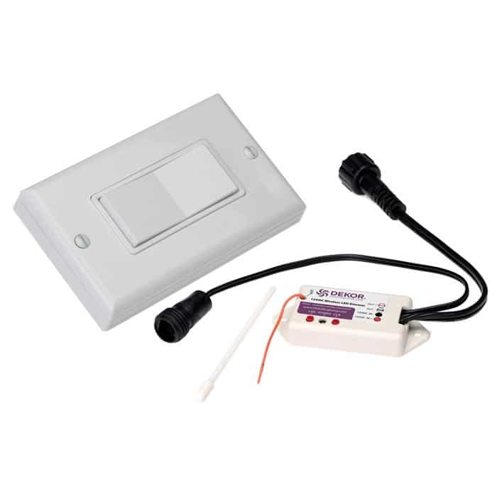 Wireless Dimmer Switch & Receiver Kit for LED Lights