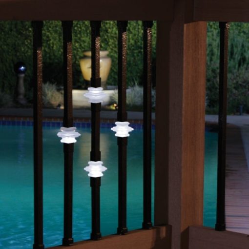 Illuminated Casey collar balusters