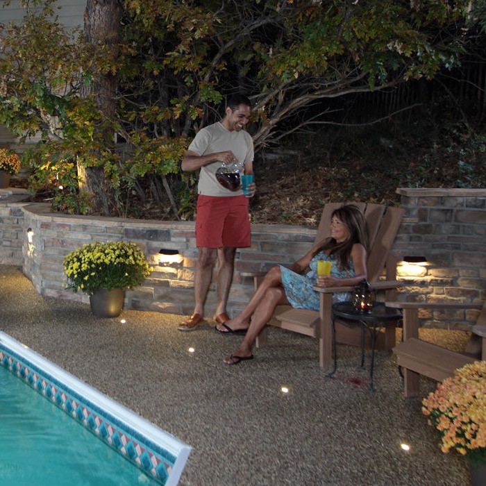 Outdoor Recessed Deck Dot Led Light Kit Dekor Lighting Dock Lighting