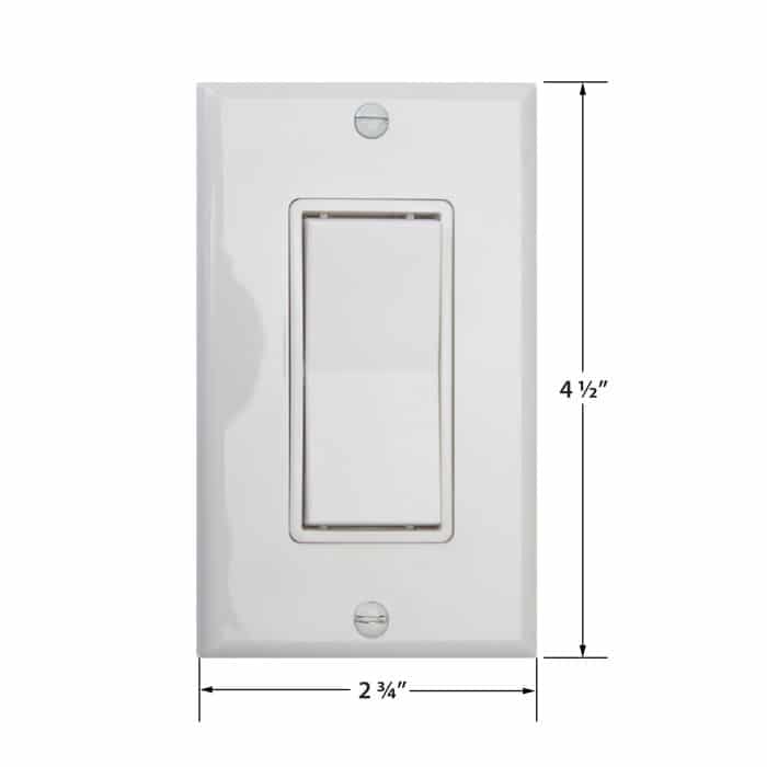 White Lightkiwi R8727 On/Off Light Switch for Lilium Modular LED Under Cabinet Lighting 