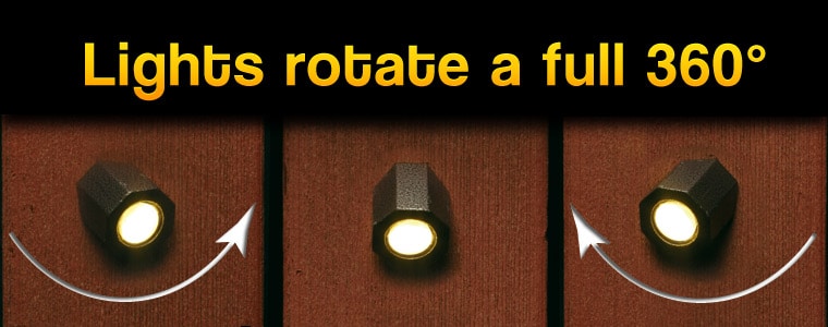 Led Directional Lights Dekor Lighting Dekor Petite Lights Mini Deck Post Led Directional