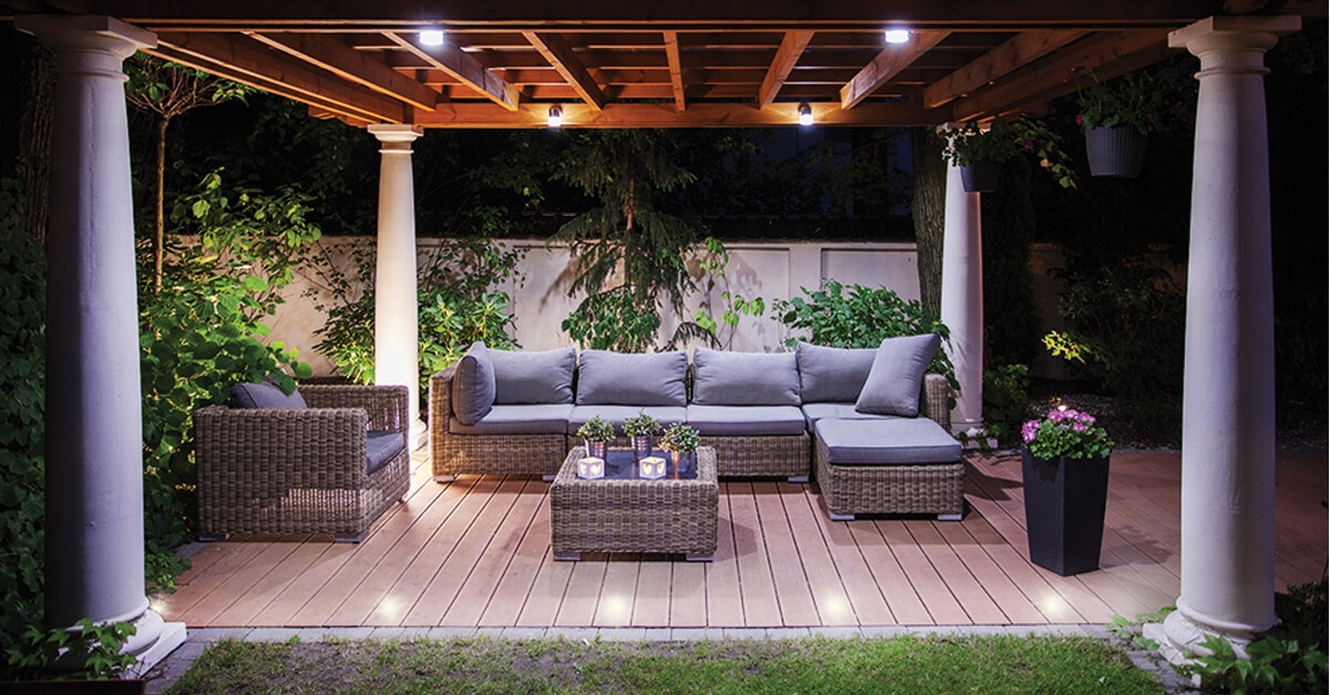 dekor 174 lighting led deck lighting made in the usa back deck lighting