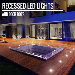 recessed lighting and deck dots dekor lighting