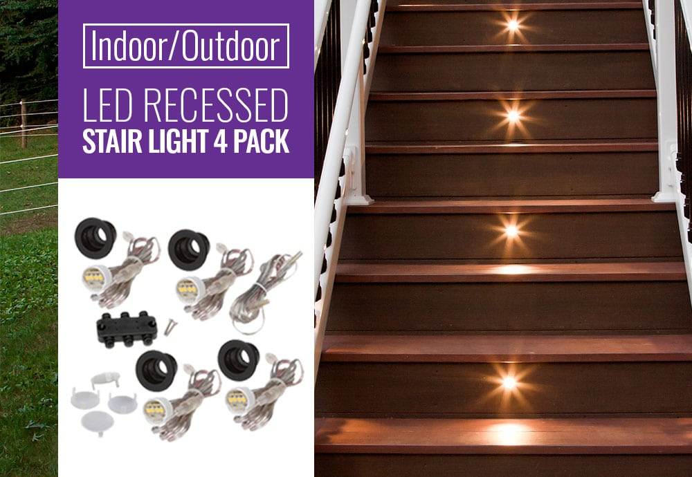 LED Stair Lights | Indoor & Outdoor Recessed LEDs by DEKOR ...