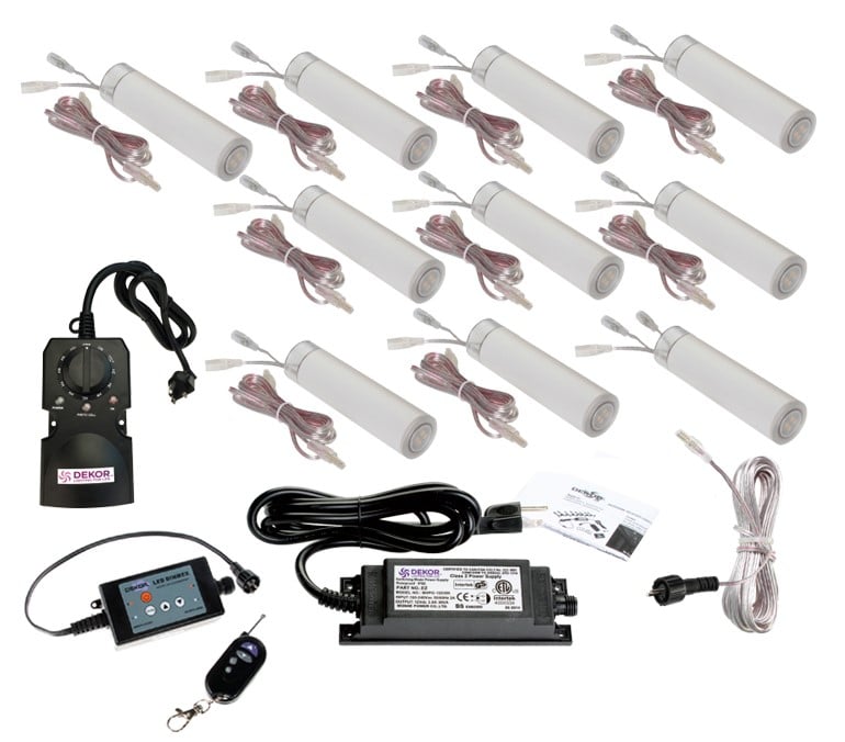Outdoor Paver Dots Low Voltage Led Lights Dekor - Patio Paver Lights Kit
