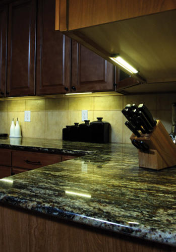LED Under Cabinet Lights From DEKOR™ low maintenance, slim profile, and extremely energy efficient.
